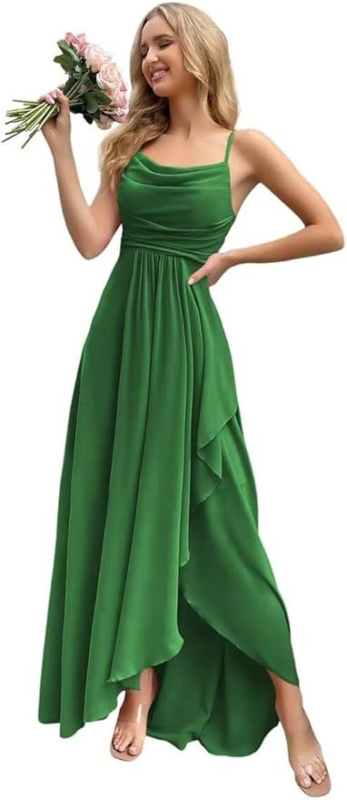 Prekogranična večernja haljina 2024. Nova seksi haljina za vanjsku trgovinu s jednim remenom u struku, večera, banket, haljina za djeveruše