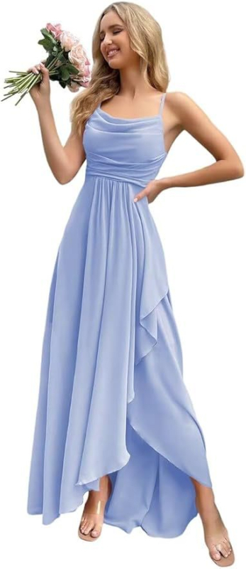 Prekogranična večernja haljina 2024. Nova seksi haljina za vanjsku trgovinu s jednim remenom u struku, večera, banket, haljina za djeveruše