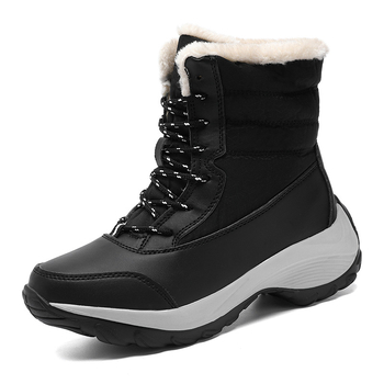 Ελαφριά, φθινοπωρινά και χειμωνιάτικα γυναικεία παπούτσια από EVA, κορεατική εκδοχή των high-top Snow Boots, ζεστά βαμβακερά παπούτσια από βελούδο και μια γενιά μαλλιών.