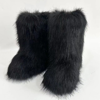 Ευρωπαϊκές και αμερικανικές μπότες για παιδιά, χειμωνιάτικες, ζεστές, αντιολισθητικές μπότες Shibuya Mao Mao, μεσαίου μεγέθους, κομψές μπότες χιονιού