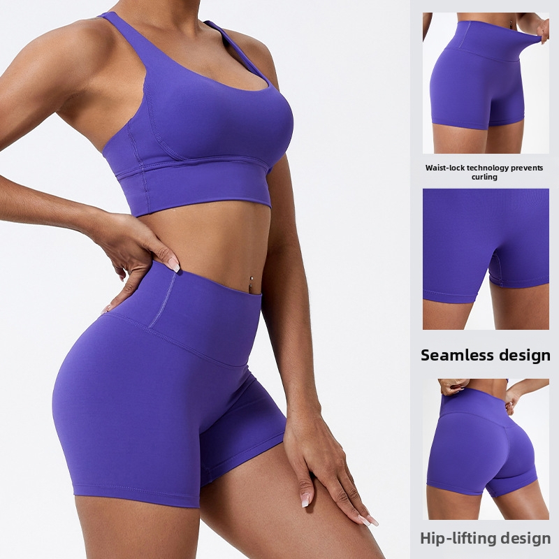 Naiste kõrge vöökohaga ja venivast materjalist joogapüksid, kõrge vöökohaga ja venivast materjalist retuusid, üle ääre tehtud, nahast DK7018