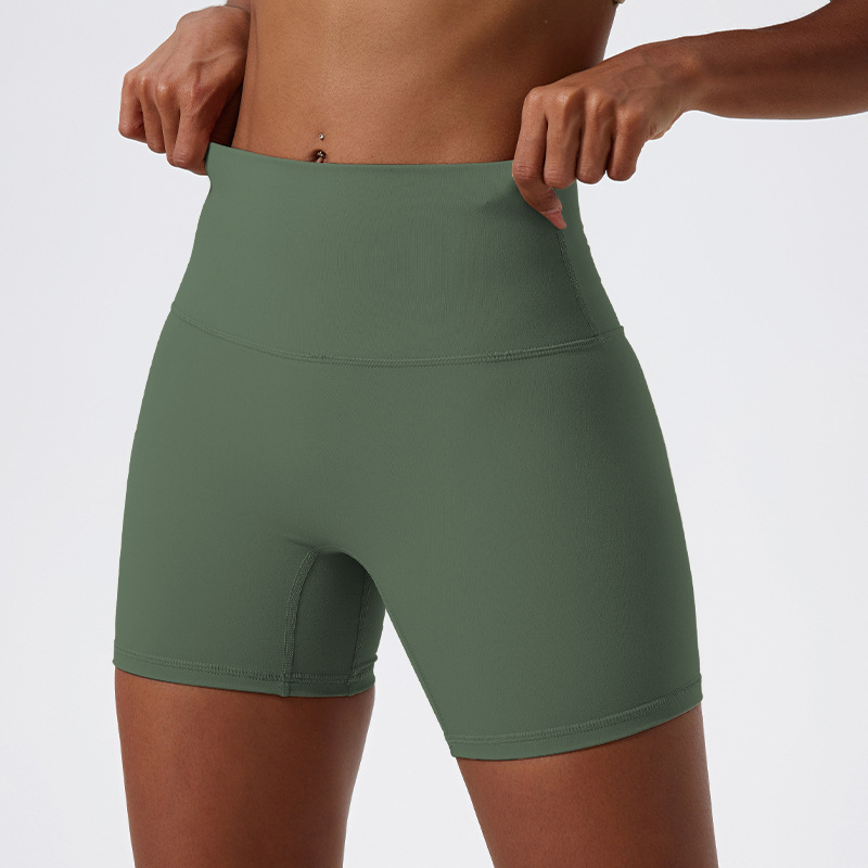 Naiste kõrge vöökohaga ja venivast materjalist joogapüksid, kõrge vöökohaga ja venivast materjalist retuusid, üle ääre tehtud, nahast DK7018