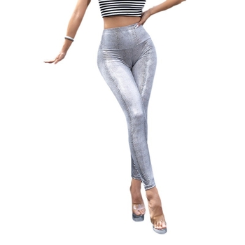 Európában és az Egyesült Államokban új, magas derekú, kígyómintás, bronzosító, személyre szabott leggings, feszes, magas sztreccsű, szexi nadrágok gyártói nagykereskedelemben