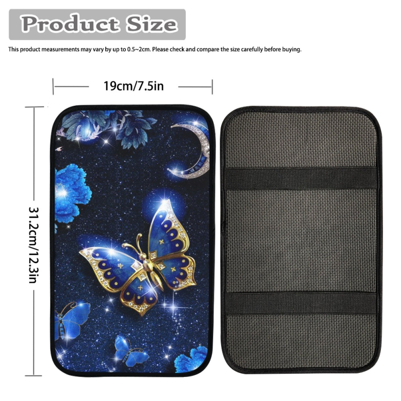 Spalvotas katės letenos elemento spausdinimas automobilio sėdynės porankio pagalvėlės vientisas spausdinimas centrinės konsolės porankio pagalvėlės užvalkalas tarpvalstybinei užsienio prekybai