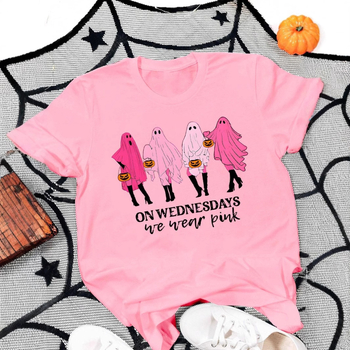 Tricou SHEIN Essence cu imprimeu de pitici de Crăciun, guler rotund, mânecă scurtă, pentru femei 01232