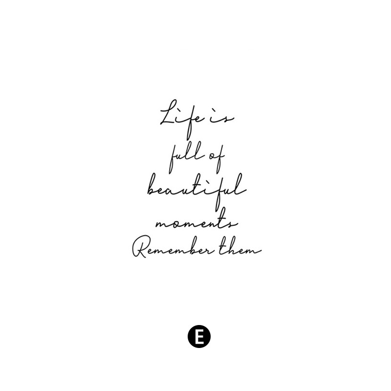 Северни модерни семпли черно-бели букви глухарче Декоративна картина за хол Малка свежа спалня Декоративна картина Принтиране на сърцевина