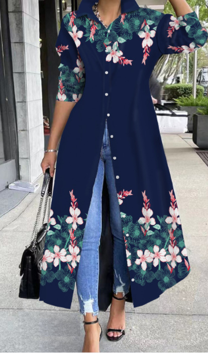 Aliexpress Amazon Independent Site 2025 Nova ženska haljina dugih rukava u blagdanskom stilu srednje duljine s A-krojem i suknjom