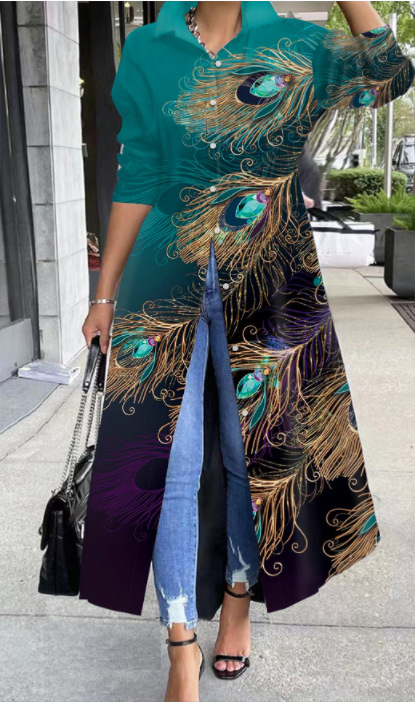 Aliexpress Amazon Independent Site 2025 Nova ženska haljina dugih rukava u blagdanskom stilu srednje duljine s A-krojem i suknjom