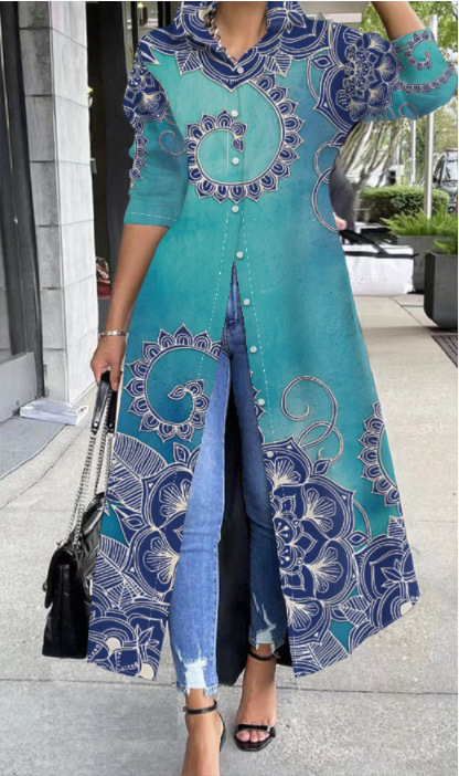 Aliexpress Amazon Independent Site 2025 Nova ženska haljina dugih rukava u blagdanskom stilu srednje duljine s A-krojem i suknjom