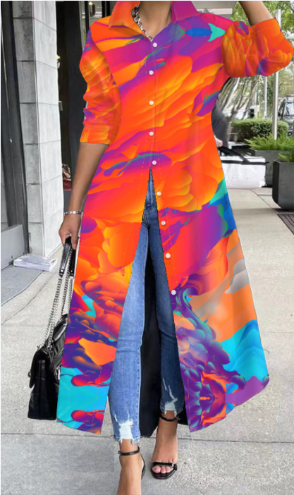 Aliexpress Amazon Independent Site 2025 Nova ženska haljina dugih rukava u blagdanskom stilu srednje duljine s A-krojem i suknjom