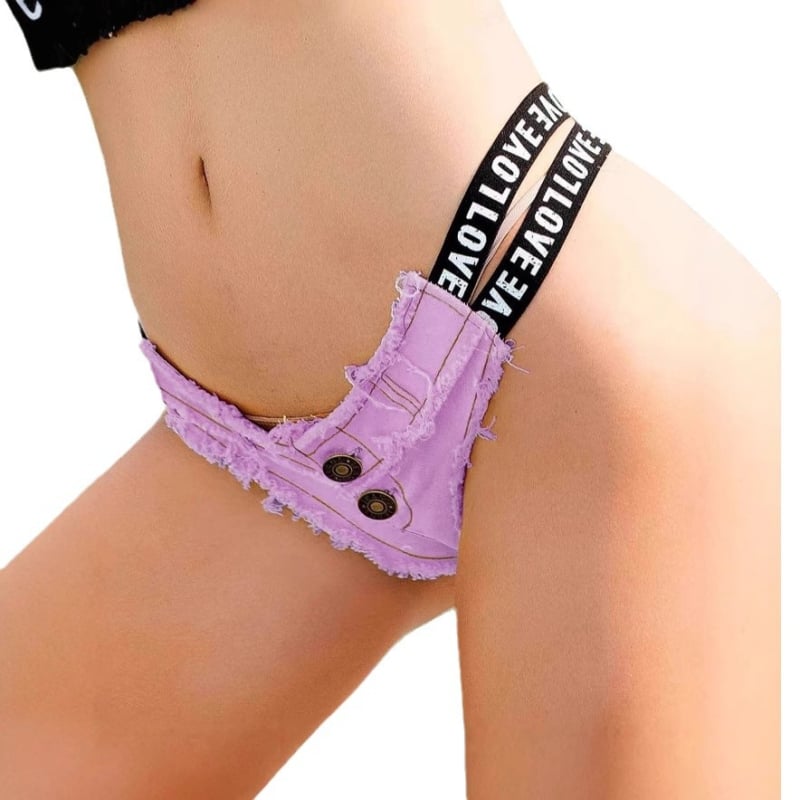 Нови летни европейски и американски дамски дънкови шорти, горещи панталони, ултра къси дънки, нощен клуб, дамски секси дизайн с кухи букви