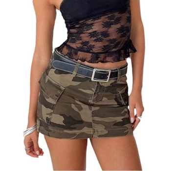 Ευρωπαϊκή και αμερικανική φούστα AliExpress Amazon Fashion Spice Girl 2025, σέξι πλυμένη γυναικεία τζιν φούστα εργασίας