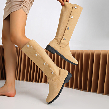 2024 Cizme înalte sexy pentru femei, cizme elegante cu toc înalt, mărime mare, cizme pentru femei