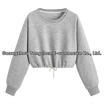 Hanorace cu croială slim fit, cu buric expus, culoare solidă, hanorace pentru femei, bluze sexy, 653 Nr. articol