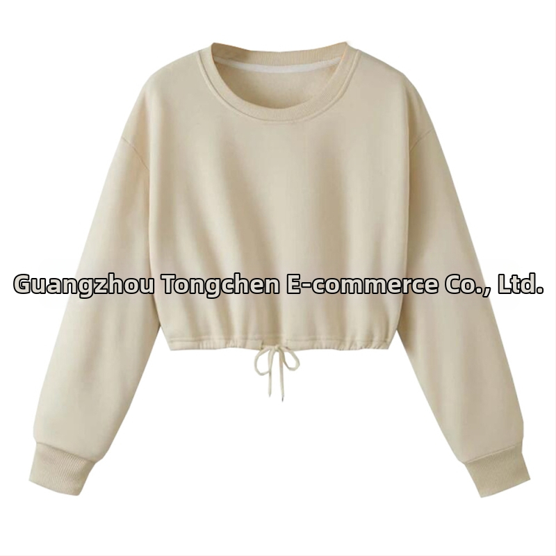 Dámske mikiny s kapucňou, jednofarebný strih s odhaleným pupkom, slim fit, sexi topy 653 Číslo položky