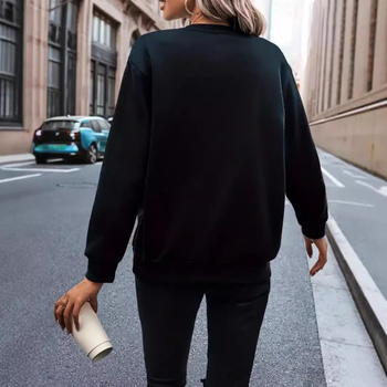 Stație independentă transfrontalieră Amazon eBay 2024 Europa și Statele Unite în toamna și iarna Comerț exterior pentru femei, casual, cu guler înalt, sweatshirt lejer pentru femei