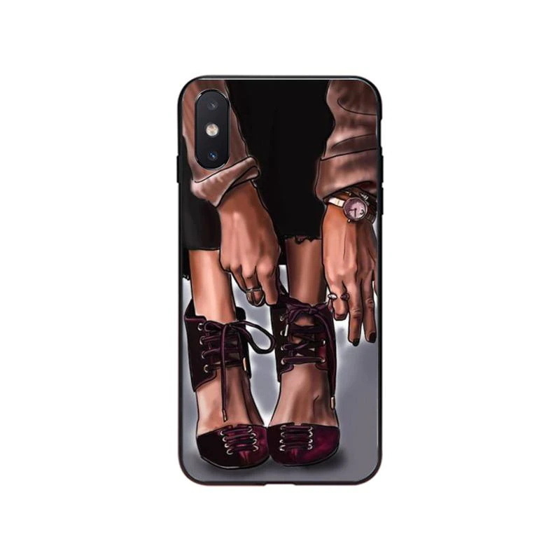 Potrivit pentru iPhone 15Promax Export Carcasă de telefon mobil elegantă cu tocuri înalte roșii de prințesă 14Plus