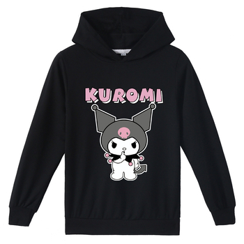 Prekogranična e-trgovina dječje odjeće s modnim tiskom kulomi Kuromi pulover s kapuljačom K460