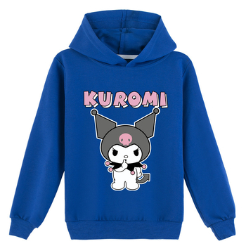 Prekogranična e-trgovina dječje odjeće s modnim tiskom kulomi Kuromi pulover s kapuljačom K460
