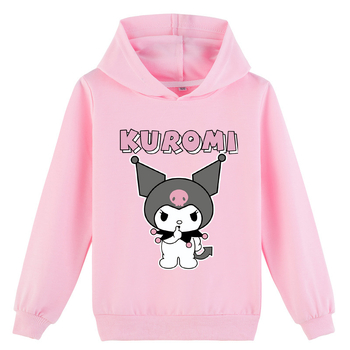Prekogranična e-trgovina dječje odjeće s modnim tiskom kulomi Kuromi pulover s kapuljačom K460