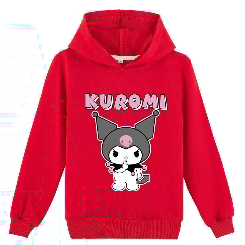 Prekogranična e-trgovina dječje odjeće s modnim tiskom kulomi Kuromi pulover s kapuljačom K460