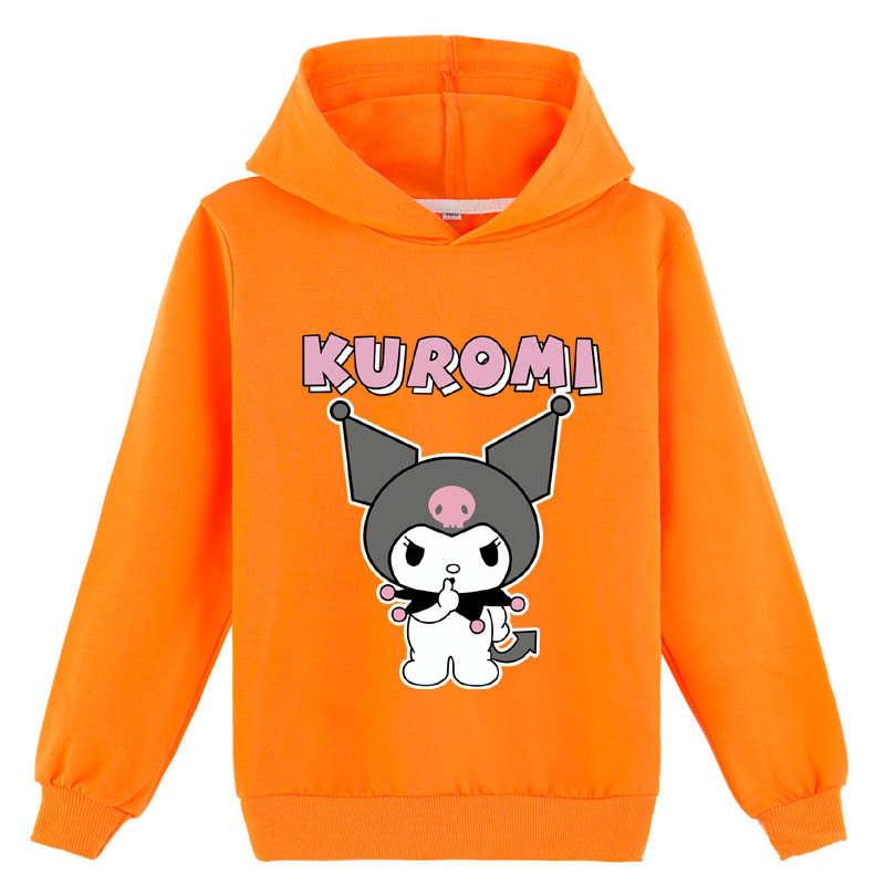 Prekogranična e-trgovina dječje odjeće s modnim tiskom kulomi Kuromi pulover s kapuljačom K460