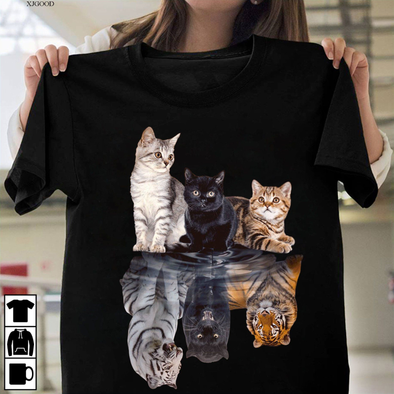 Tricou de vară cu mânecă scurtă cu ochi de pisică, imprimare digitală 3D, guler rotund, mânecă jumătate lejeră, vânzare directă din fabrică