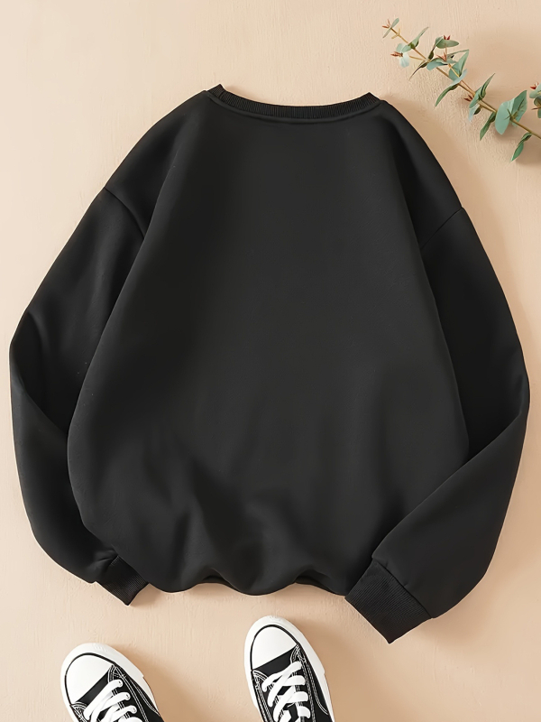 Dámsky vianočný sveter s potlačou lebky, okrúhlym výstrihom a dlhým rukávom, vhodný na jesenné a zimné obdobie, môže byť...