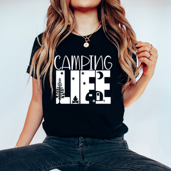 Amazon plus size ženska odjeća Kampiranje Europska i američka vanjska trgovina majica s otiskom slova ženska ljetna pamučna bluza kratkih rukava