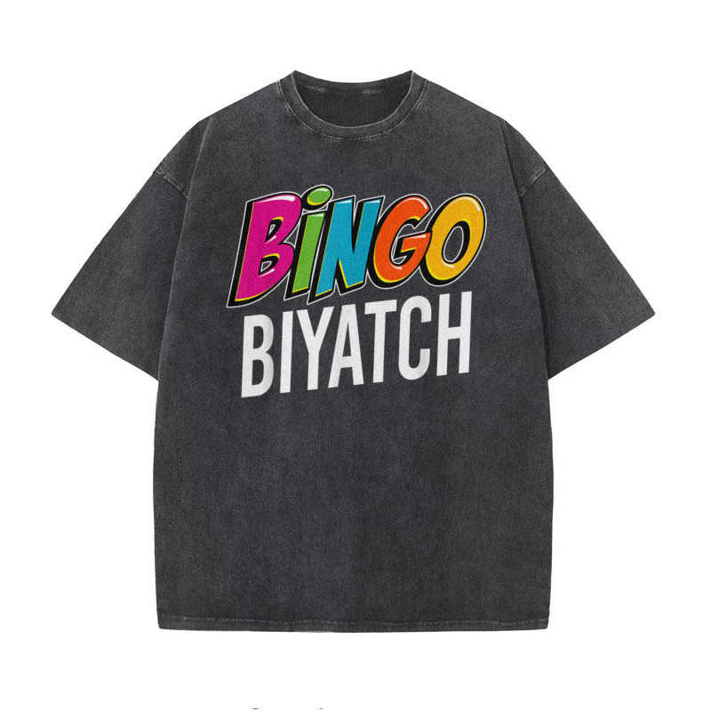 Tricou cu mânecă scurtă transfrontalieră, ștanțare 3D la cald, stație independentă, bumbac spălat vechi, tricou transfrontalier de vară cu mânecă scurtă, personalizare