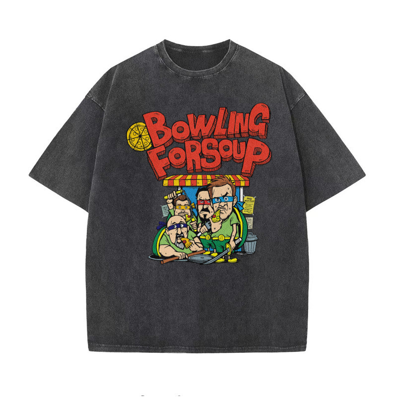 Tricou cu mânecă scurtă transfrontalieră, ștanțare 3D la cald, stație independentă, bumbac spălat vechi, tricou transfrontalier de vară cu mânecă scurtă, personalizare