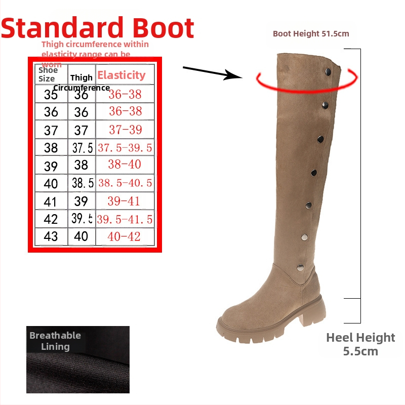 Dámske čižmy nad kolená, hrubé nohavice, zoštíhľujúce čižmy s hrubým podpätkom, elastické čižmy, vysoké čižmy pre bacuľaté dievča, veľké čižmy, dámske čižmy