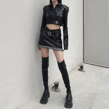 Rastezljive čizme preko koljena s visokom petom za žene, zima 2025., nove europske i američke čizme od brušene kože s debelim potplatom i četvrtastim vrhom za mršavljenje, svestrane modne čizme