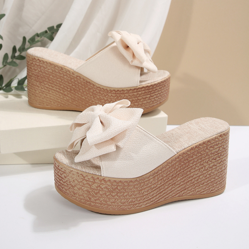 Papuci de damă cu talpă groasă, mărime plus, pentru comerț exterior transfrontalier, vara anului 2025, papuci de masă impermeabili cu talpă groasă și papuci de damă