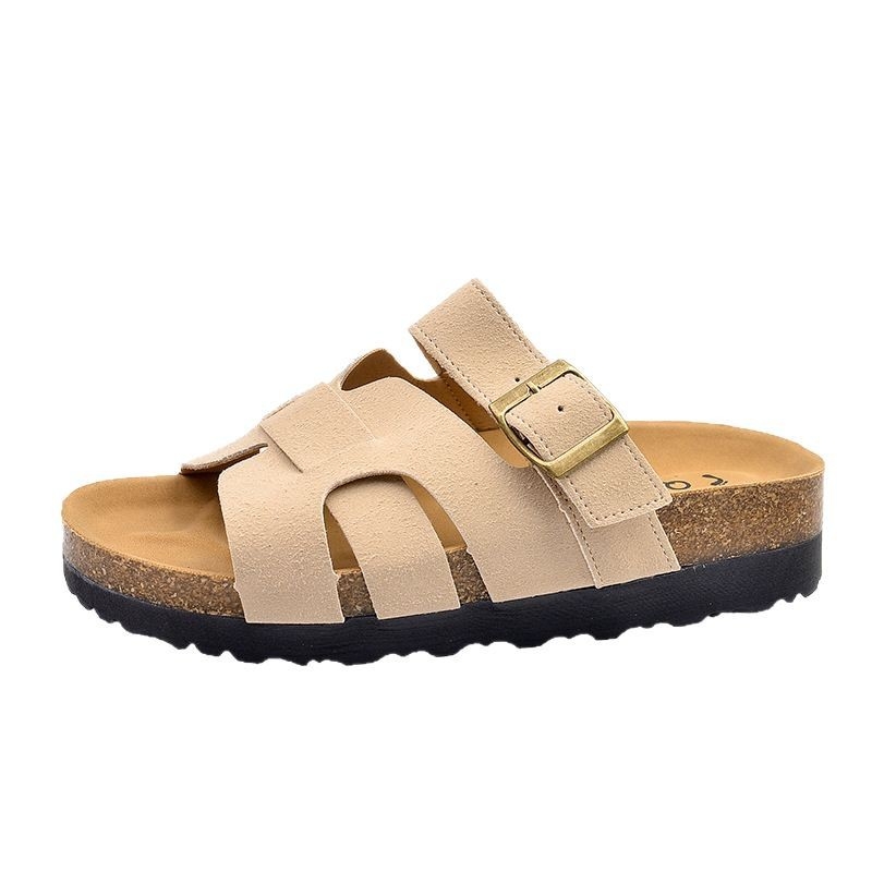 Letné nové dámske sandále a papuče 2025 s flexibilnou prackou, protišmykové, ľahké a pohodlné plážové papuče pre ženy