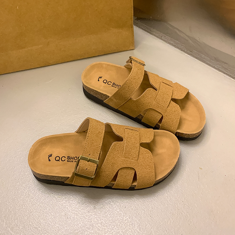 Letné nové dámske sandále a papuče 2025 s flexibilnou prackou, protišmykové, ľahké a pohodlné plážové papuče pre ženy