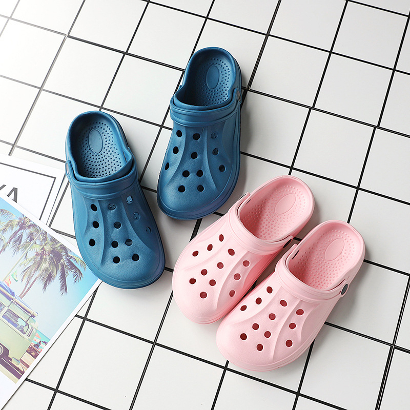 Sandale de vară pentru femei, noi, în aer liber, cu găuri, respirabile, pantofi de grădină pentru cupluri, pantofi de plutire, en-gros din fabrică pentru asistente medicale