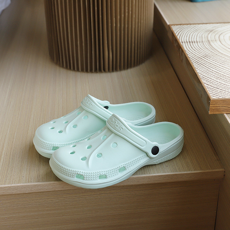 Sandale de vară pentru femei, noi, în aer liber, cu găuri, respirabile, pantofi de grădină pentru cupluri, pantofi de plutire, en-gros din fabrică pentru asistente medicale