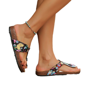 Výrobcovia z Amazonu na sklade, letné cezhraničné korkové žabky pre milovníkov pánskej a dámskej obuvi, plážové sandále