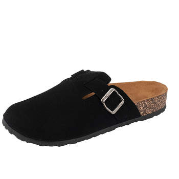 Drveno dno Bucken Baotou papuče za stopala kućne ležerne modne papuče 2025 nove prekogranične papuče za veće veličine veleprodaja