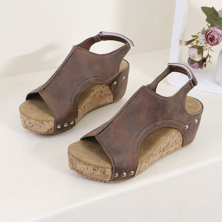 Sandale romane cu platformă retro pentru femei, cu talpă groasă, stil european și american, pentru vară, comerț exterior, noi