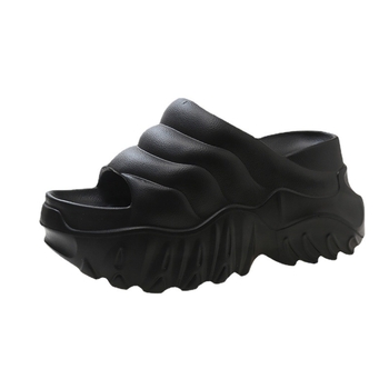 Nové papuče na vysokom podpätku 2024, nová móda, hrubé dno, internetové slávne papuče, 10 cm, dámske papuče, vrchné oblečenie