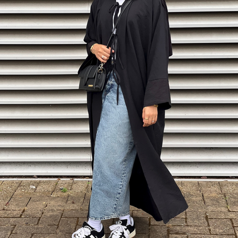 2024Loriya AliExpress Amazon Dubai Party Party kitsa vöökohaga paeltega kardigankleit LR883