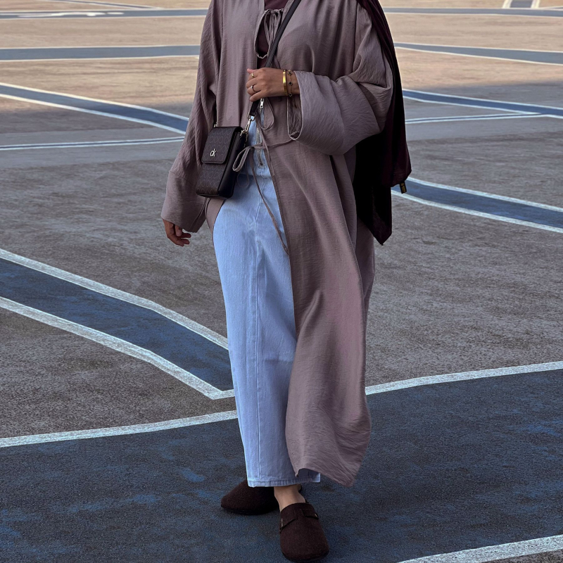 2024Loriya AliExpress Amazon Dubai Party Party kitsa vöökohaga paeltega kardigankleit LR883