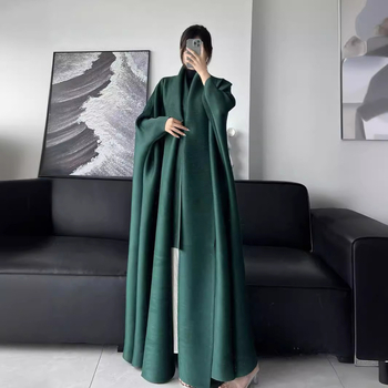 Naiste sügis-talvine volditud 2024. aasta uus mantel Euroopast ja Ameerika Ühendriikidest, piiriülene moetemperament, universaalne pikendatud trenšmantel