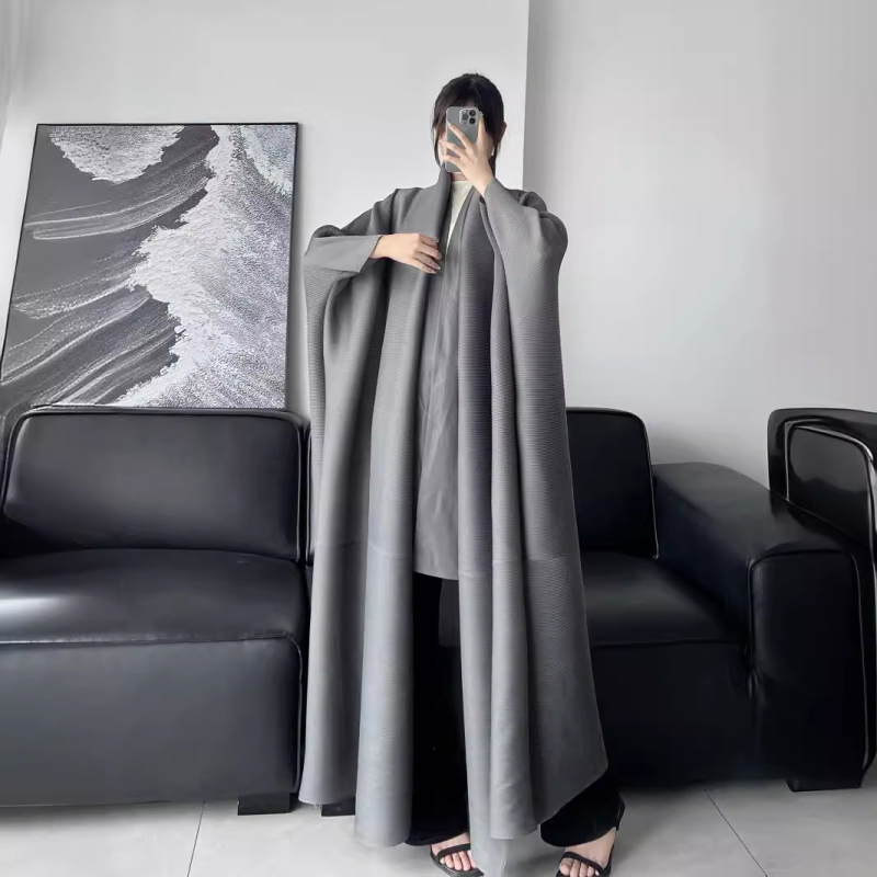 Naiste sügis-talvine volditud 2024. aasta uus mantel Euroopast ja Ameerika Ühendriikidest, piiriülene moetemperament, universaalne pikendatud trenšmantel