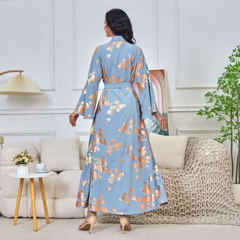 MT174 Εξωτερικό Εμπόριο Γυναικών στη Μέση Ανατολή Μουσουλμανικών Γυναικών Μακρύ Φόρεμα Ευρωπαϊκής και Αμερικανικής Μόδας Νέο Χάλκινο Βραδινό Φόρεμα dress ins