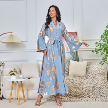 MT174 Εξωτερικό Εμπόριο Γυναικών στη Μέση Ανατολή Μουσουλμανικών Γυναικών Μακρύ Φόρεμα Ευρωπαϊκής και Αμερικανικής Μόδας Νέο Χάλκινο Βραδινό Φόρεμα dress ins