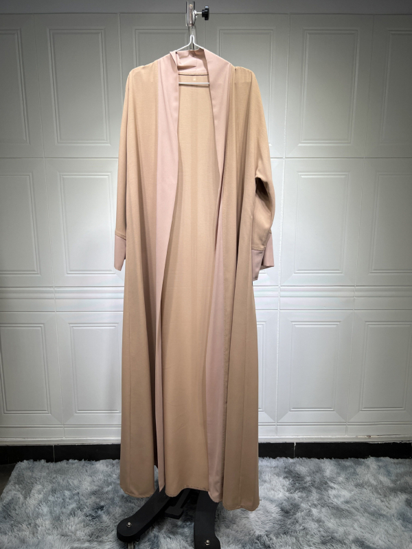 MQ064 Moslimský módny kardigan kabát šitie šifón cezhraničný zahraničný obchod Amazon Lady Arab abaya