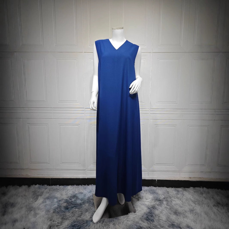 AB445 Rochie musulmană din Orientul Mijlociu, brodată cu plasă, Dubai, rochie saudită, rochie la modă